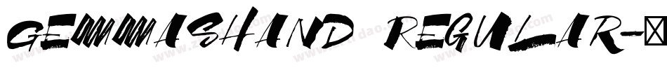 GemmasHand Regular字体转换